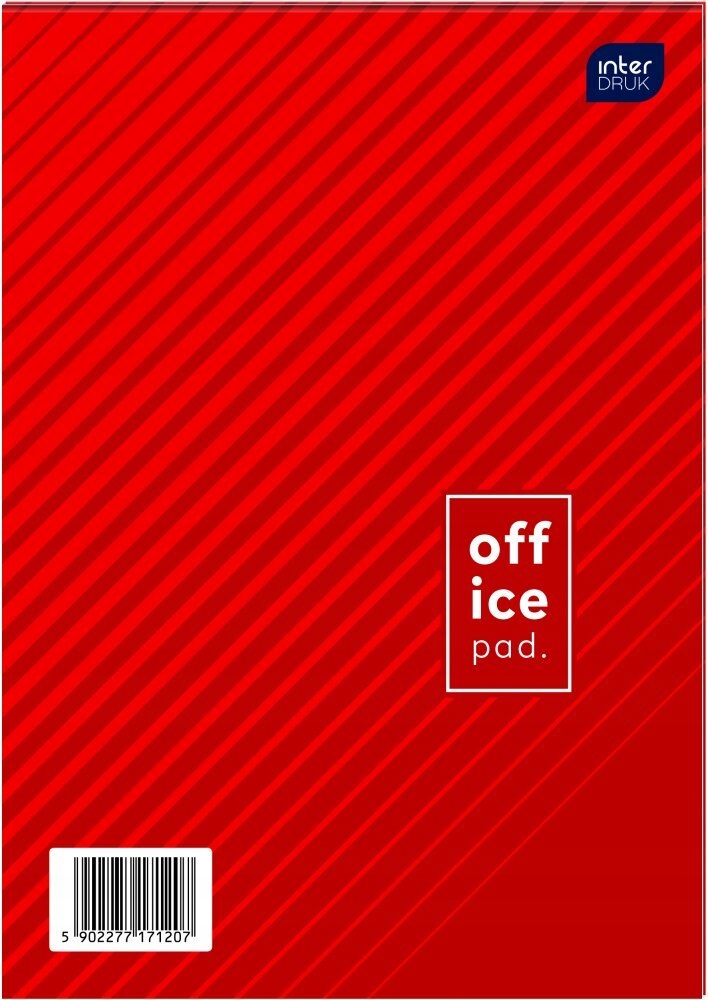 Blok biurowy w kratkę Interdruk A6 100 kartek x10 Marka Inter
