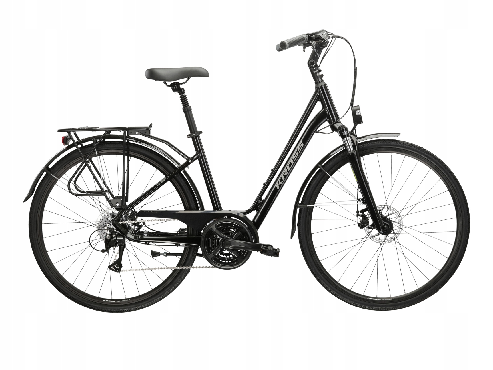 Rower turystyczny KROSS SENTIO 3.0 rozmiar XS Czarny