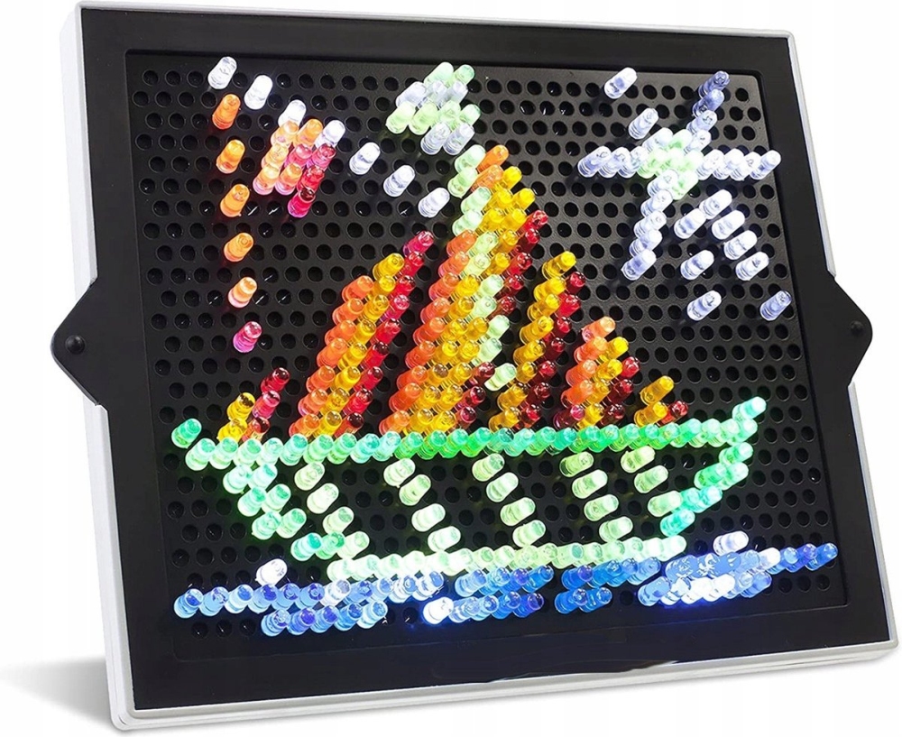 MOZAIKA UKŁADANKA PINEZKI PODŚWIETLANA TABLICA LED Marka NORIMPEX