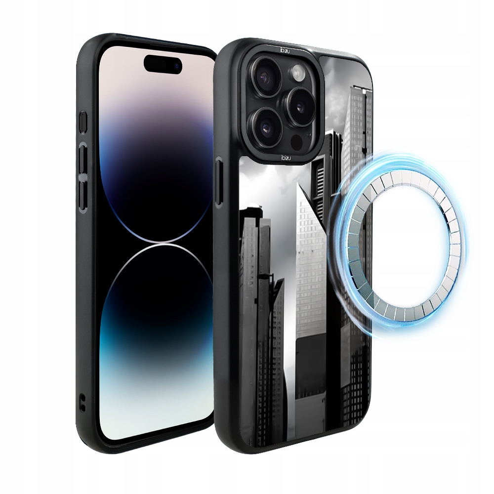 Pouzdro pro iPhone 14 Pro Ibizu DropGuard Matt s MagSafe, Manhattan