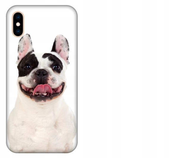 

Etui pokrowiec iPhone Xs Max Pies buldog francuski