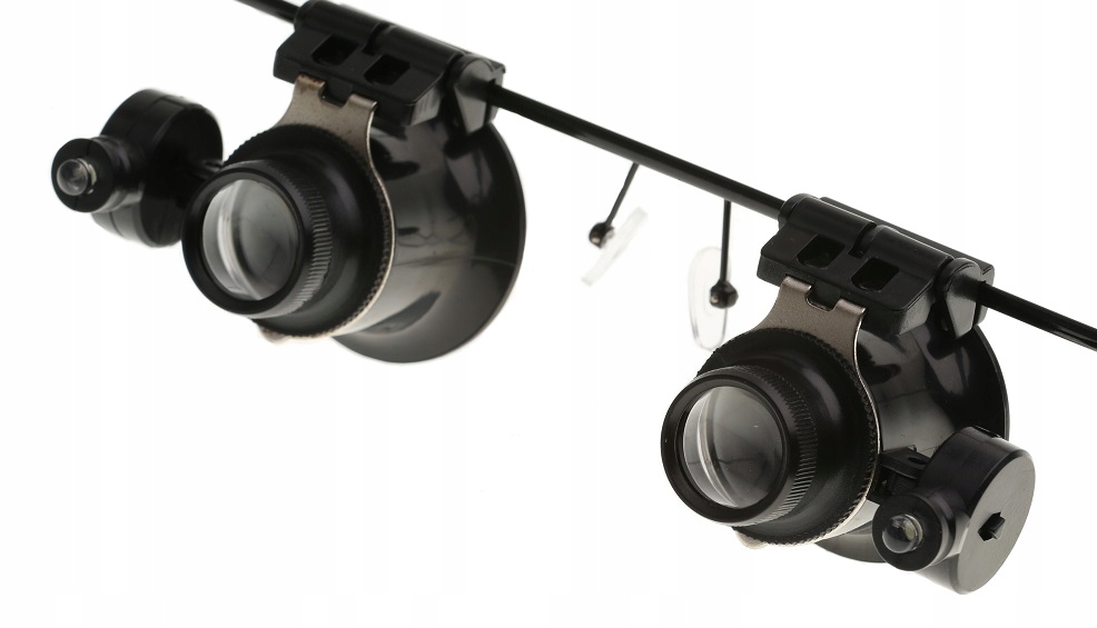 OKULARY ZEGARMISTRZOWSKIE LUPA LED POWIĘKSZAJĄCE Marka XL