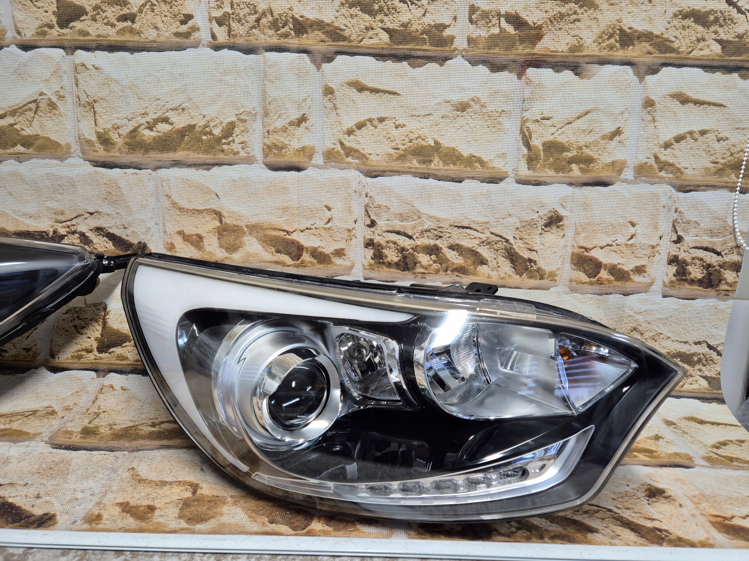 kia rio 3 III soczewka z ledem europa prawa lampa idealna