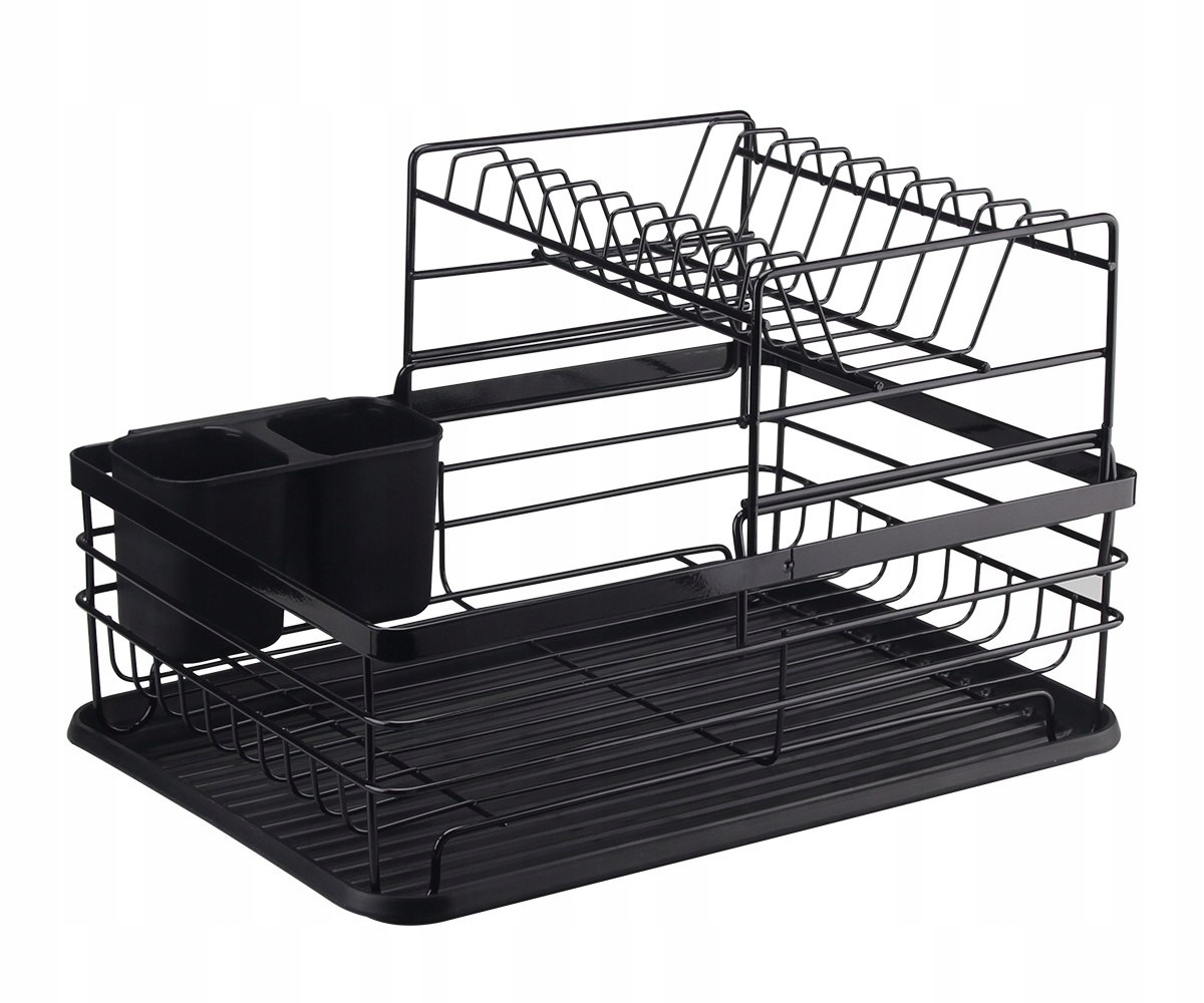 Odkapávač Na Nádobí Dvouúrovňová, Prostorná, Velký Odkapávač Nádoba Na Příbory