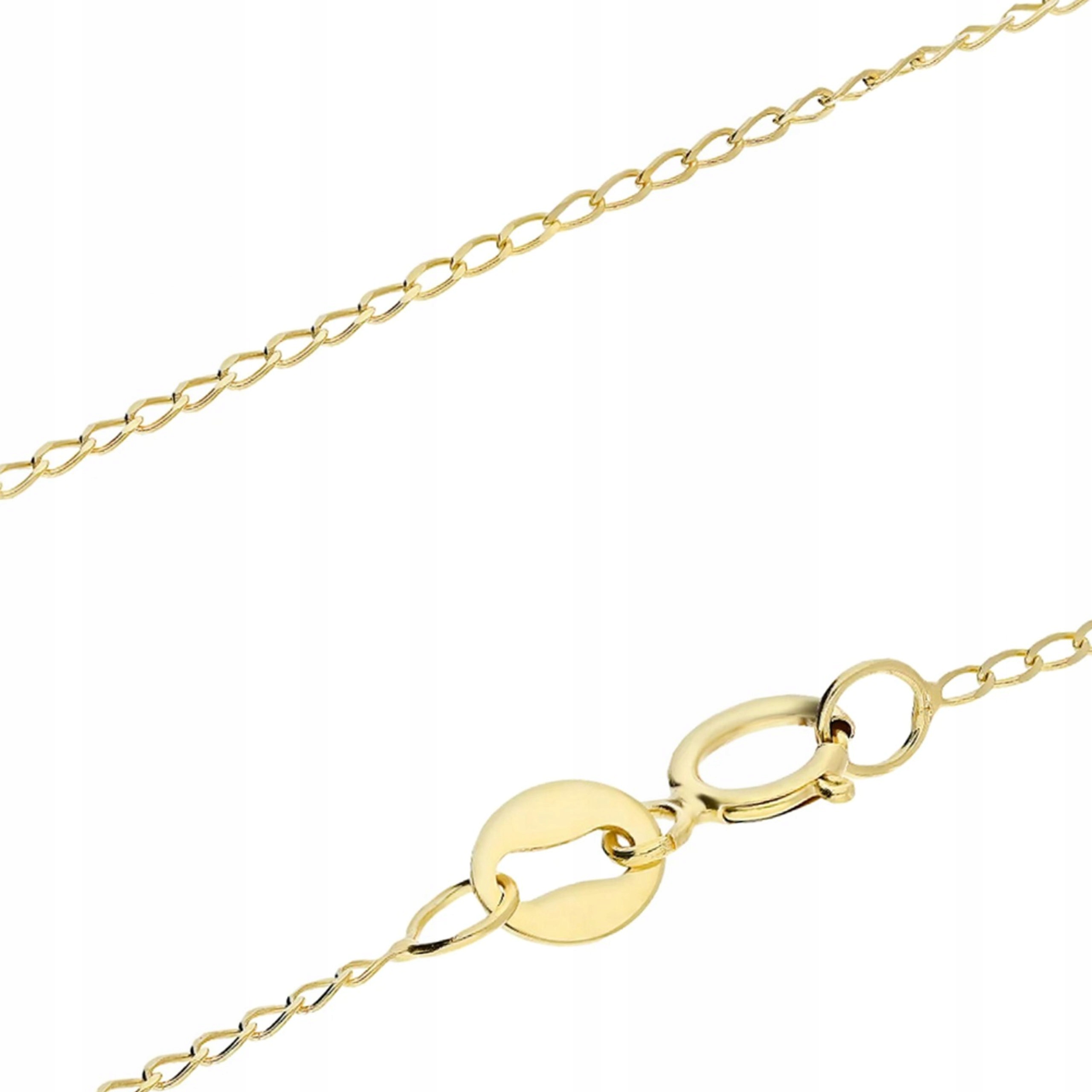 Zlatý řetízek 585 s podélnou pancéřovou vazbou vel.42 pro svaté přijímání jako dárek