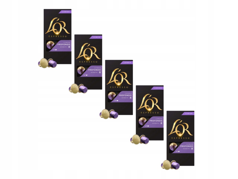 Kapsułki L'or Espresso Profondo 8 do ekspresu Nespresso 5 x 10 szt.