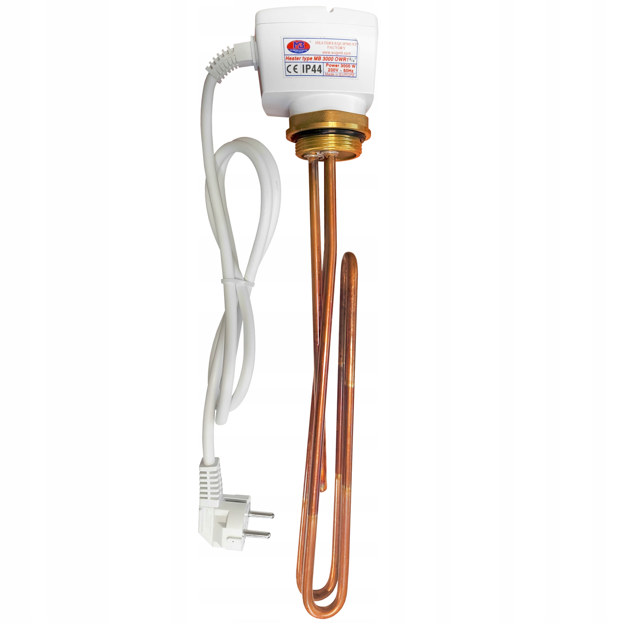 Ohrievač bojlera s termostatom Wug Mb 6/4" 3000 W