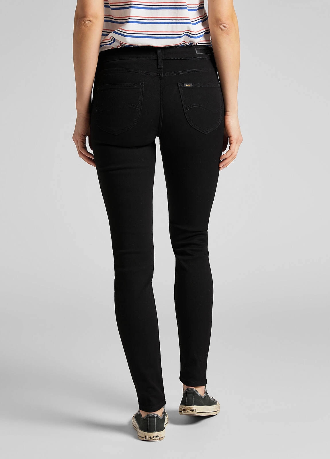 Dámské úzké nohavice džíny Lee Scarlett Black Rinse L526SH47 112111903 29/31