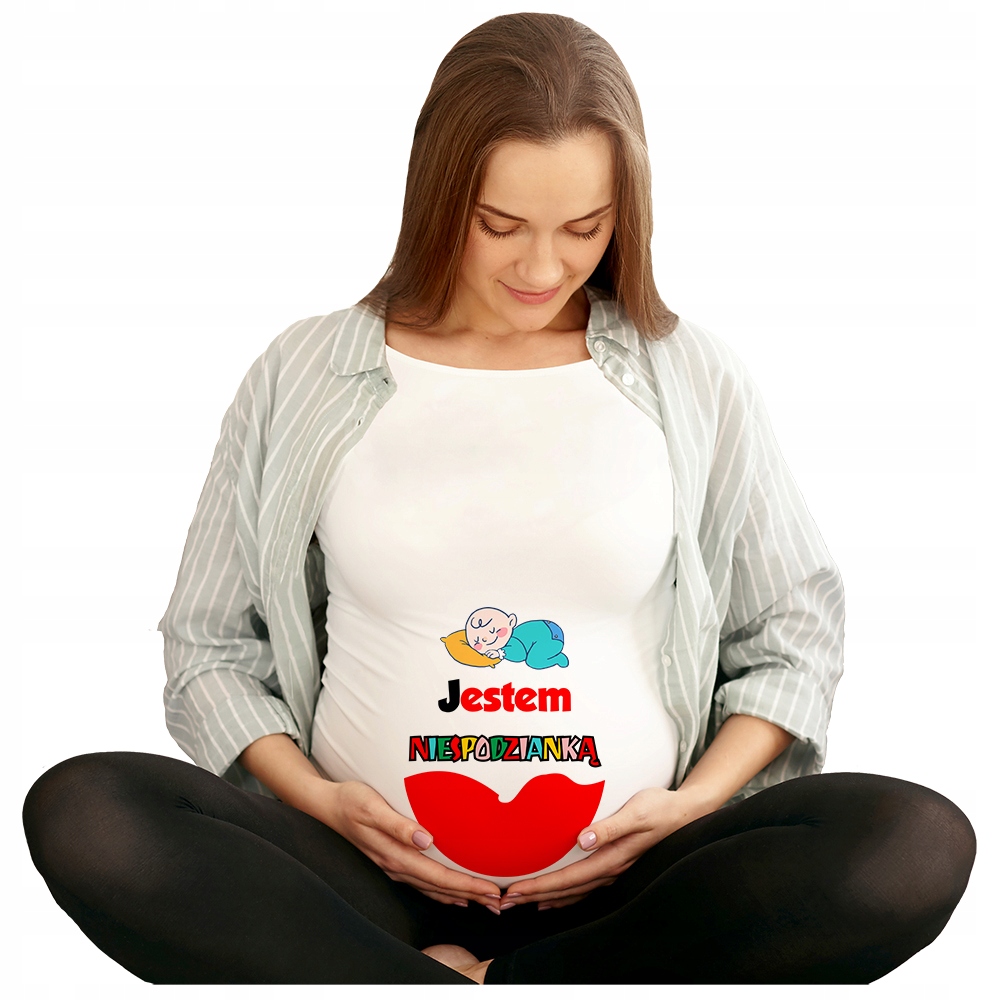 

Koszulka Ciążowa Przyszła Mama Dziecko M