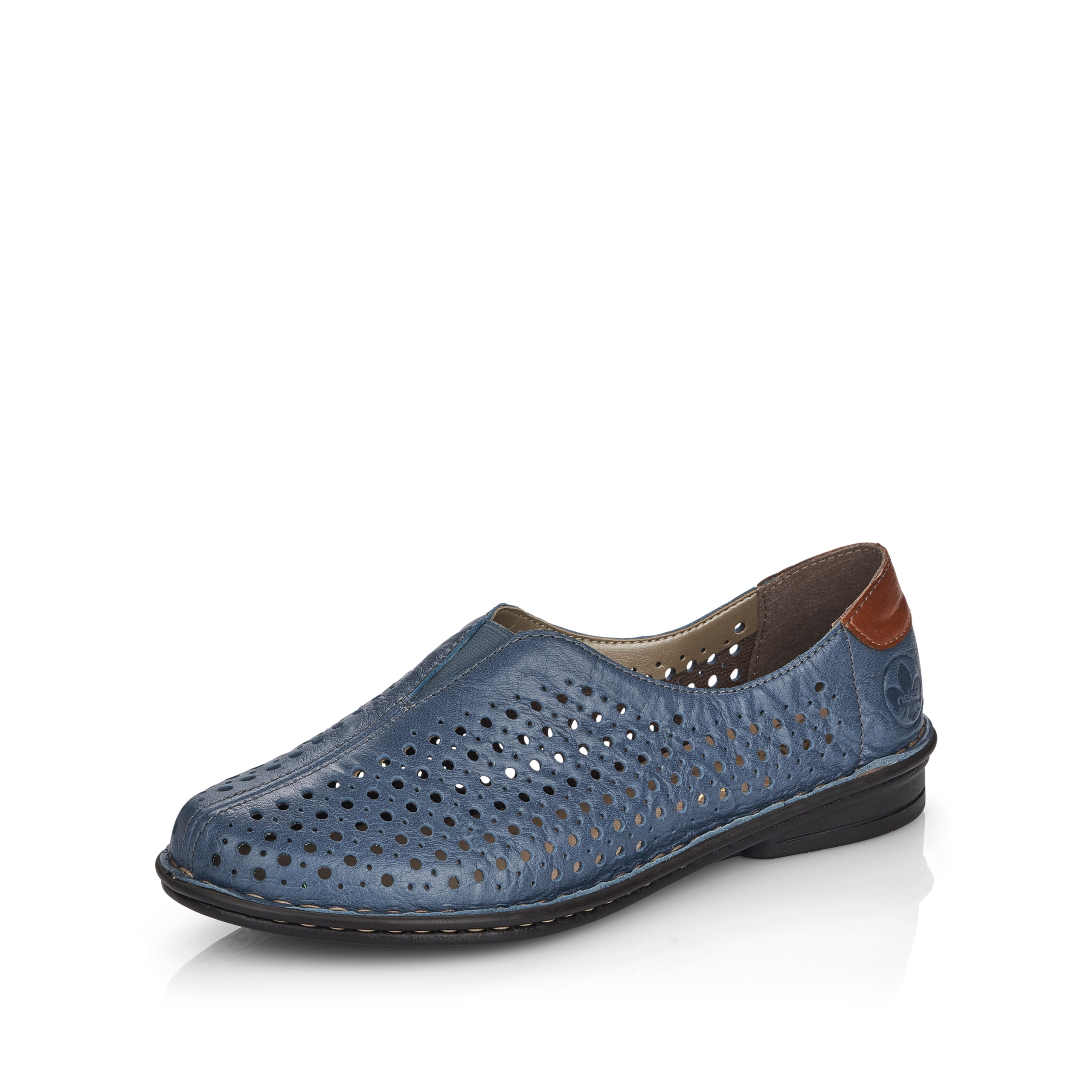 RIEKER Sneakersy, buty, półbuty niebieskie 48457 Rozmiar 36