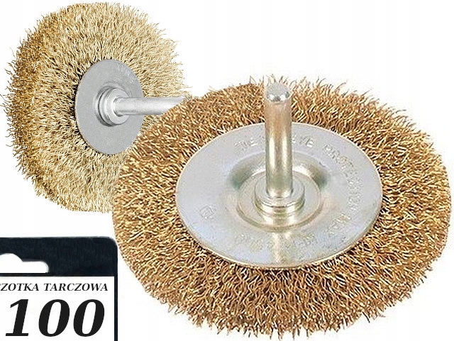 

Szczotka Tarczowa Na Wiertarkę Z Trzpieniem 100MM