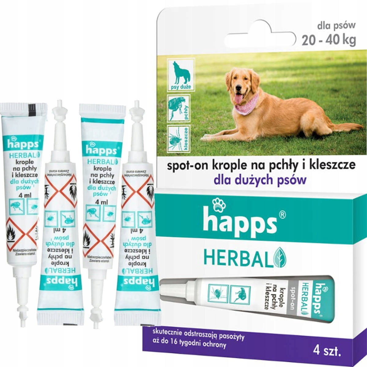 Levně Kapky proti blechám a klíšťatům pro velké psy 20-40 kg