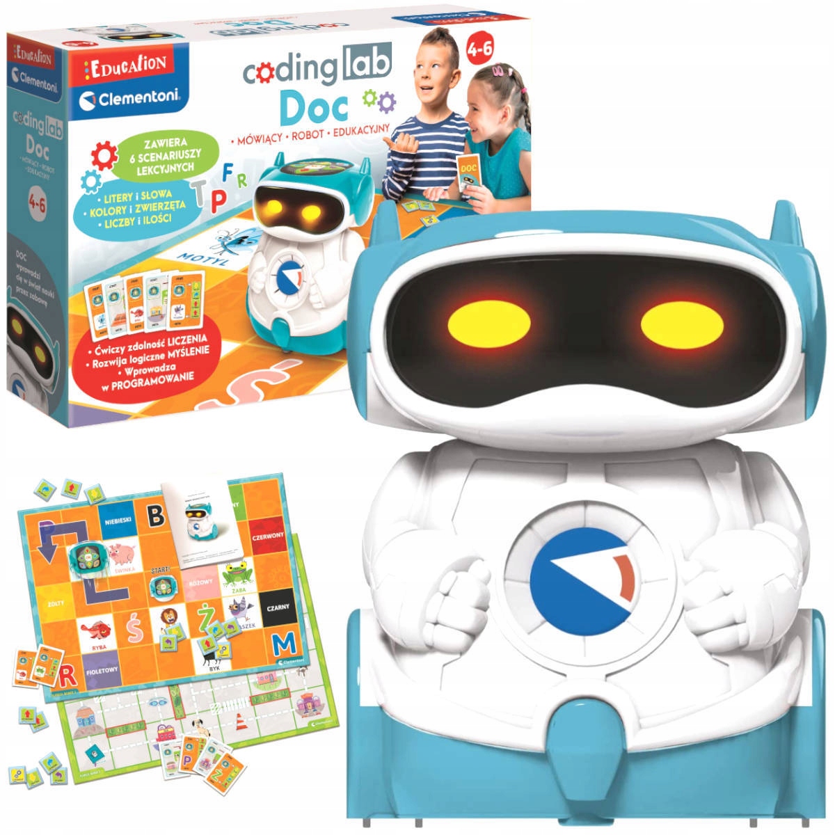 

Robot Edukacyjny Doc Mówiący Pl Clementoni
