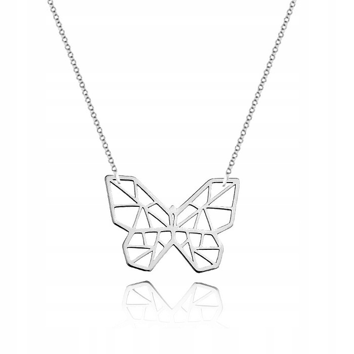 

Srebrny Naszyjnik Motyl Motylek Origami srebro 925