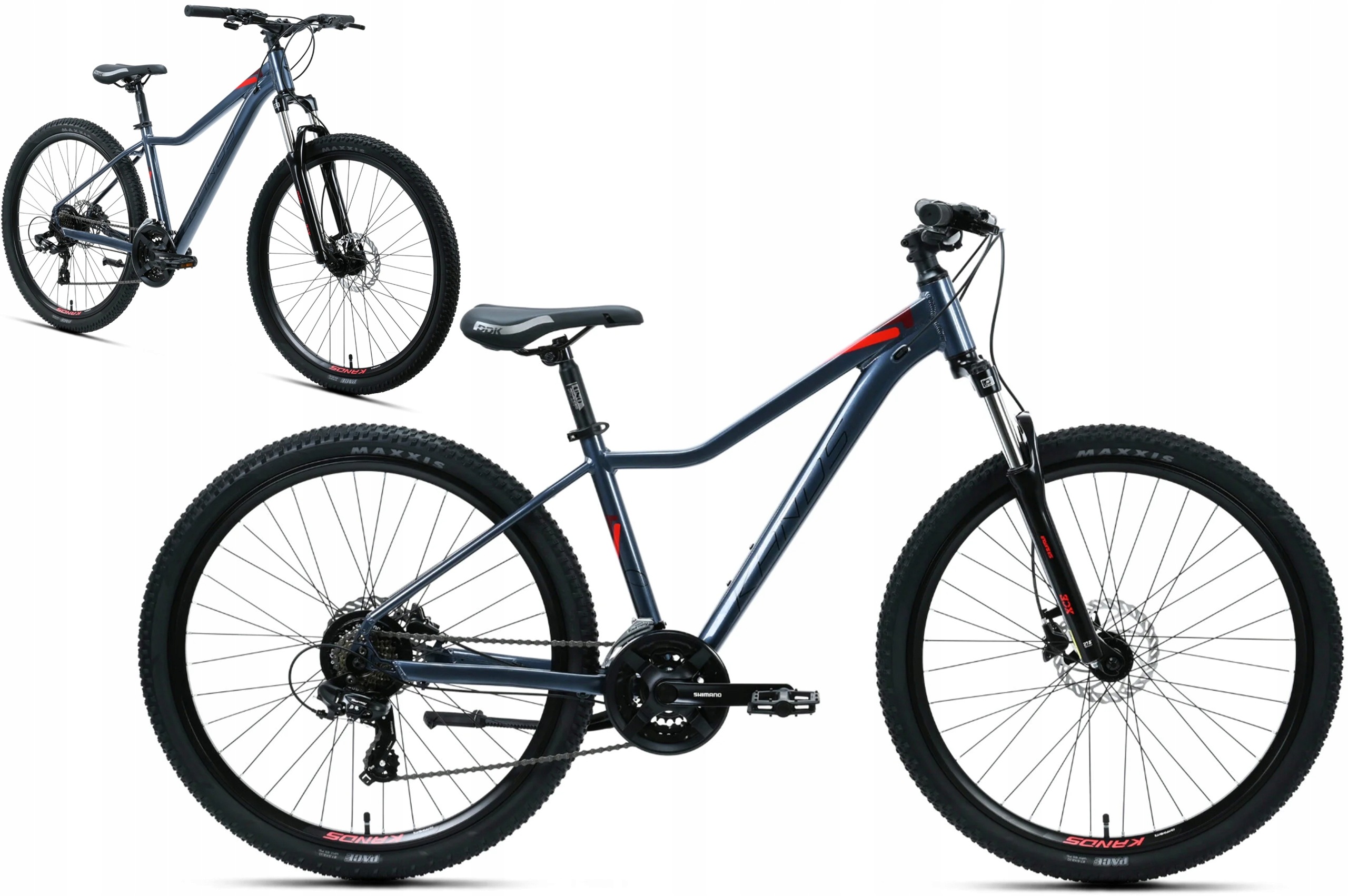 Rower Mtb 27.5" Kands Saphire V1 rama 14" grafitowy R26