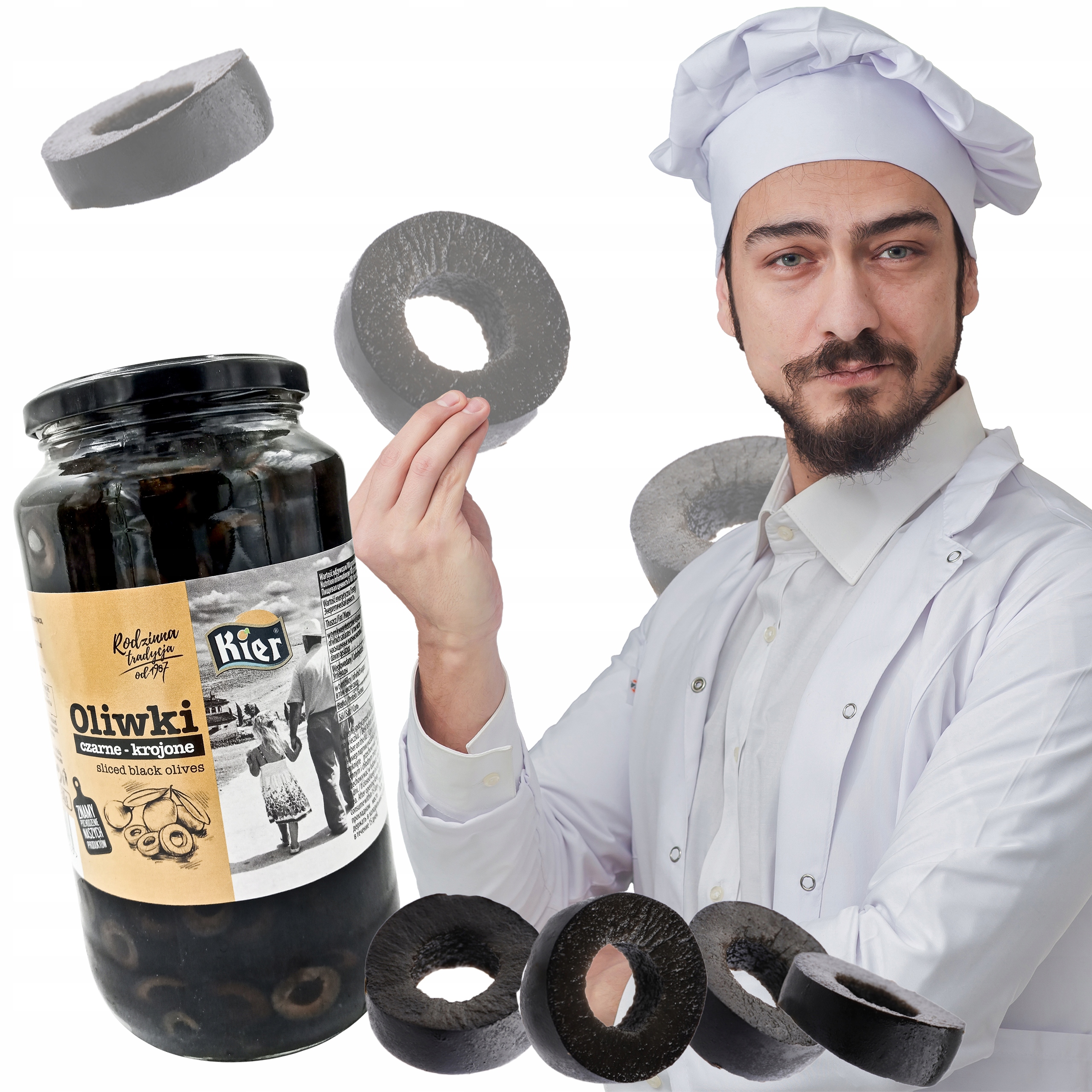 

Oliwki Czarne Krojone Kier 935ML