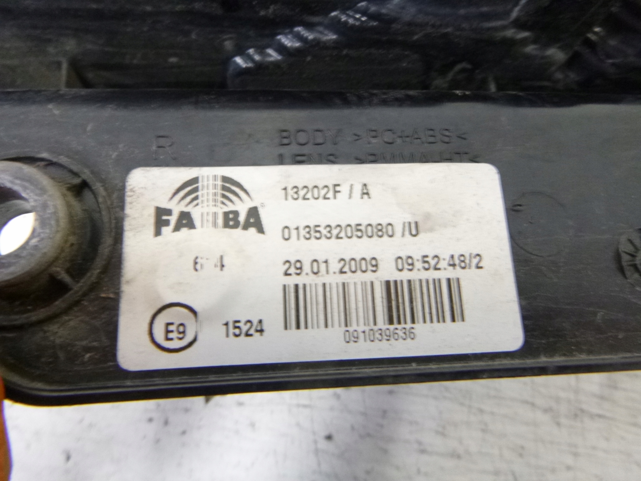 light rear right Citroen Nemo 2009r, 01353205080