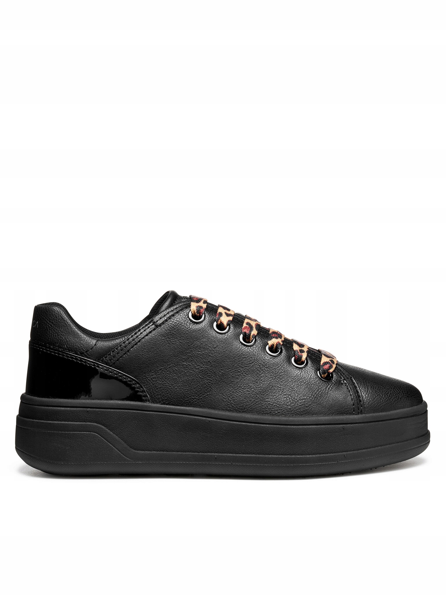 Geox Černé dámské tenisky Geox Spherica Ecub-2