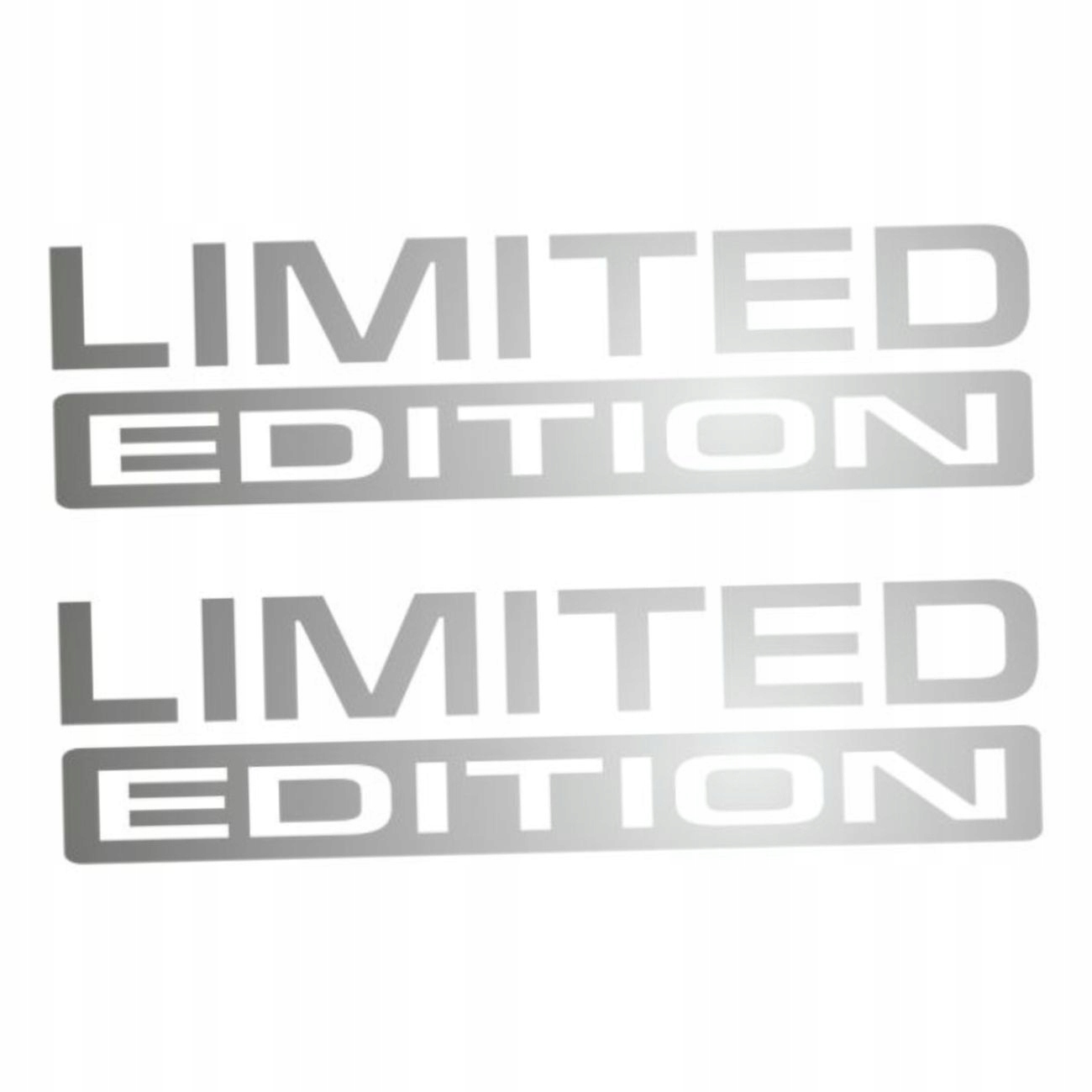 Naklejki Limited Edition 15 cm 2 szt chrom
