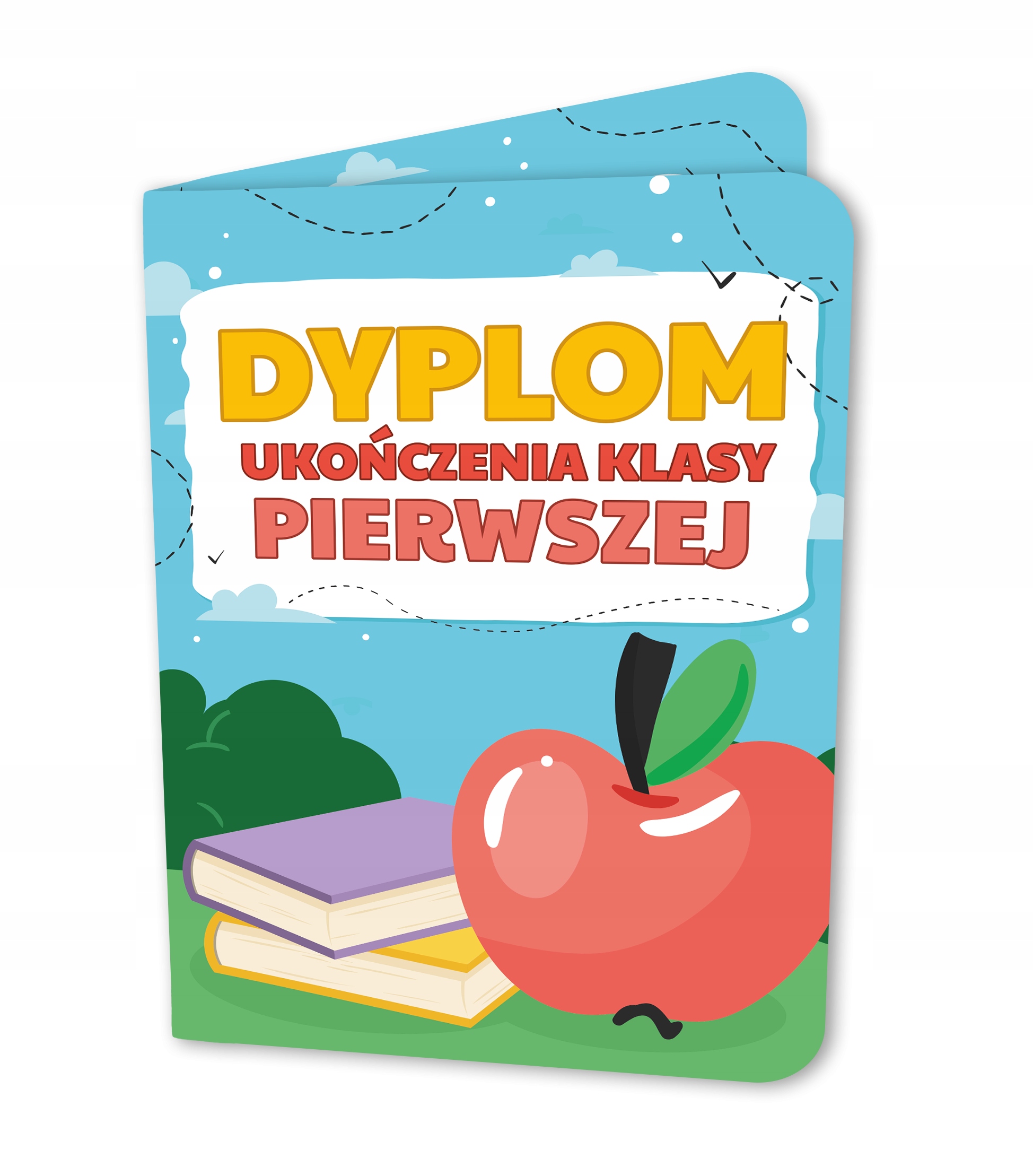 

Składany Dyplom Ukończenia Klasy 1 Jabłko