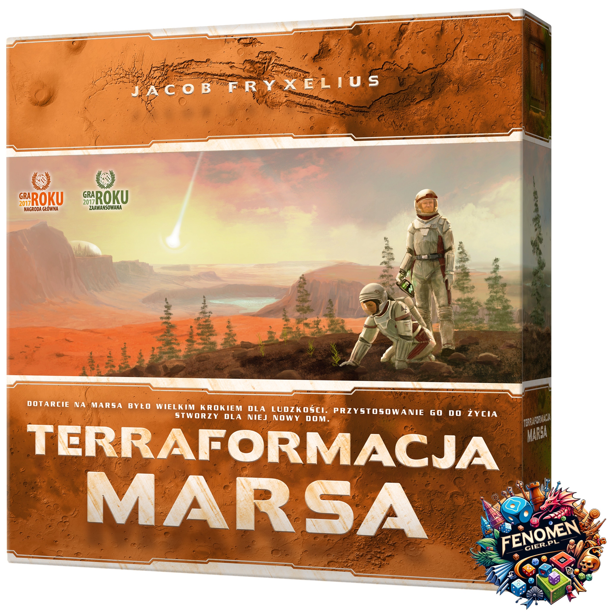 Terraformacja Marsa pomóż zasiedlić Marsa książka, 1-5 osób, wiek 12+