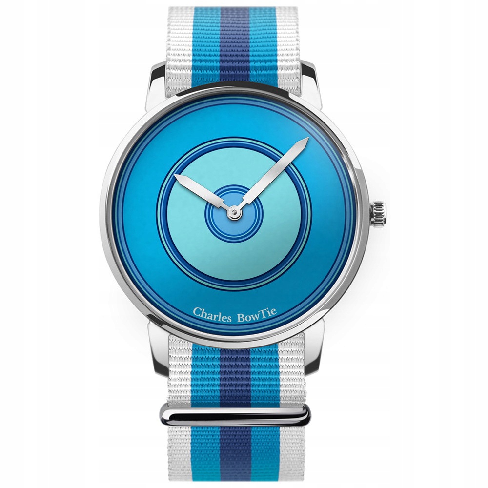 Pánské Hodinky Charles BowTie SHLSA.N.B2 modrý pásek