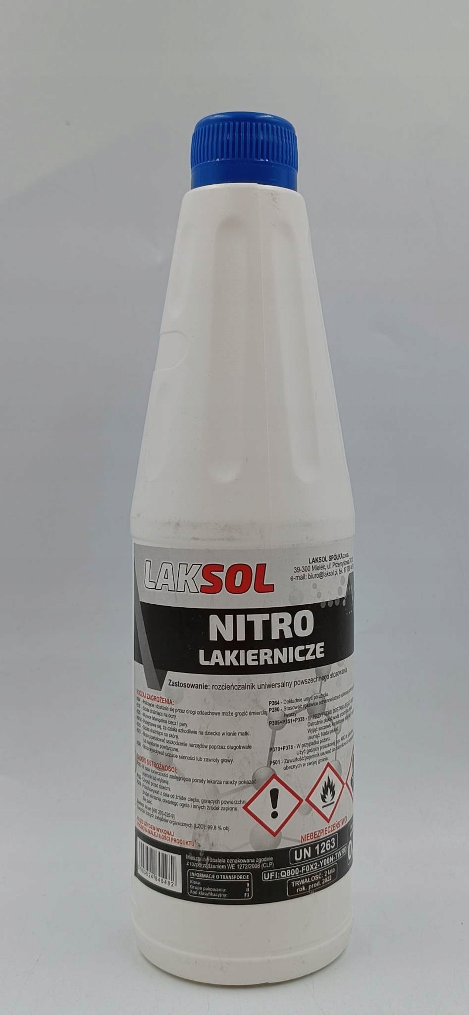 

Laksol rozcieńczalnik Nitro lakiernicze 0,5L