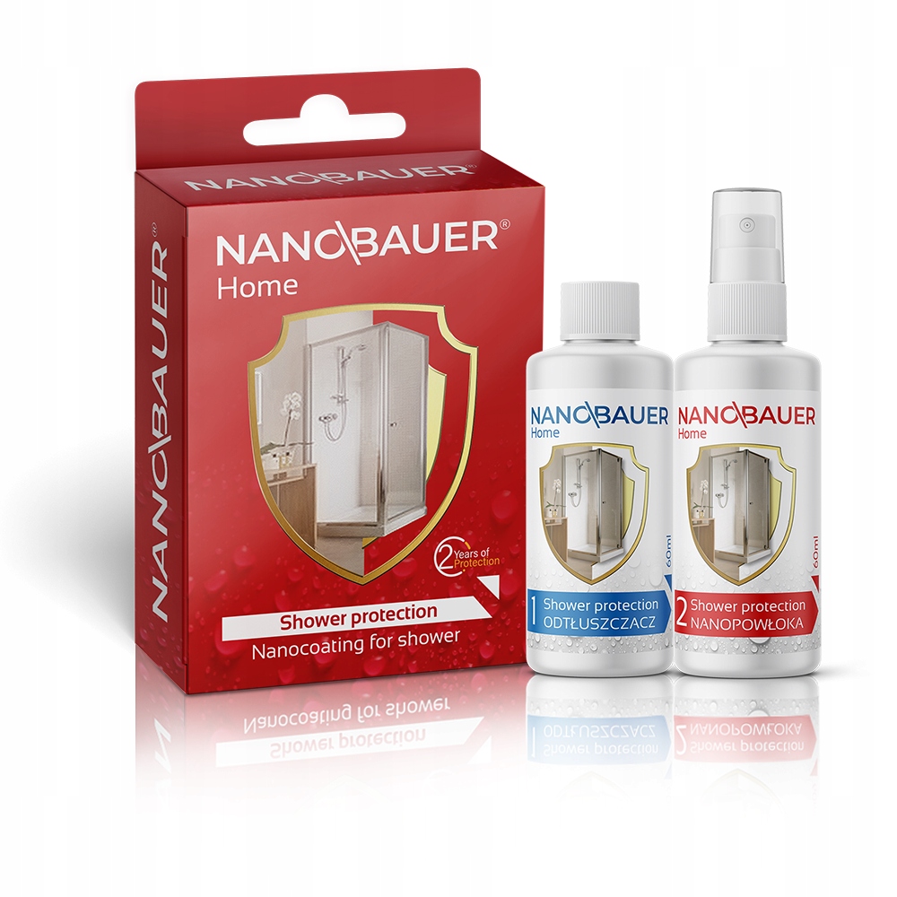 Impregnat Płyn do kabin prysznicowych szyb Nanobauer Shower Protect 60ml