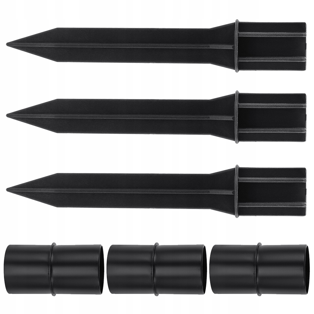 6 SZT. PLASTIKOWE KOŁKI / SZPILKI DO DEKORACJI OGRODOWYCH I OŚWIETLENIA