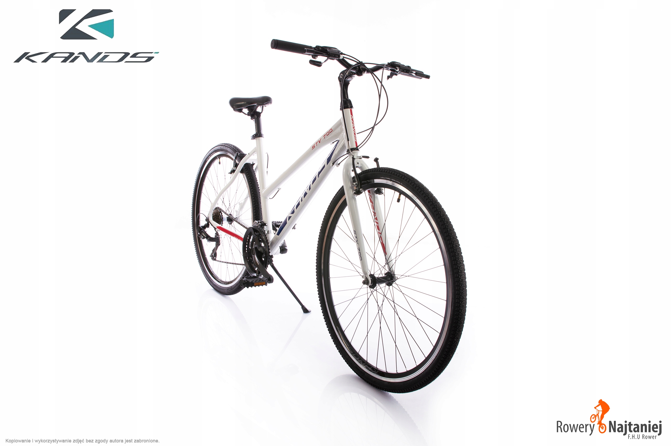 ROWER CROSS DAMKA KANDS STV 700 D17 biał-gran 2022 Kolor biały