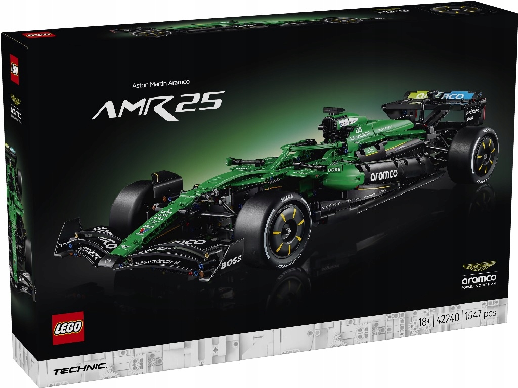Lego 42240 Technic Formule F1 Aston Martin Aramco AMR25