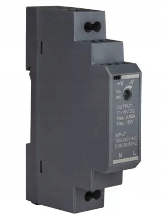 VIDOS P15 Zasilacz regulowany do wideodomofonu DIN