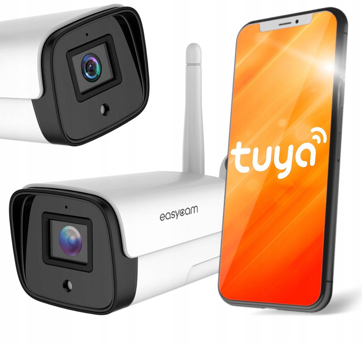 

Kamera Ip EasyCam zewnętrzna WiFi Ir 30m Tuya 2MPx