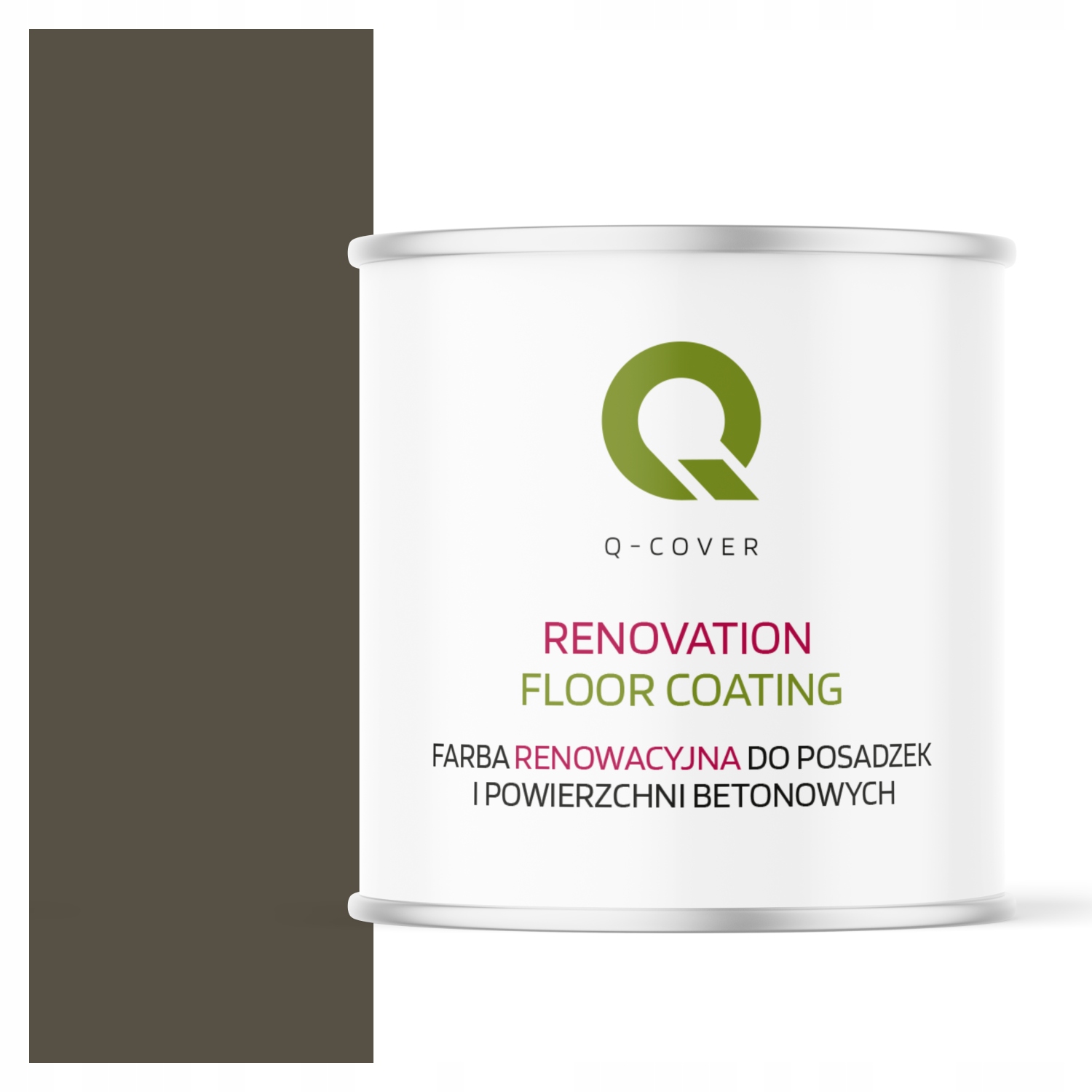 Barva Pro Renovaci Podlah Betonu Garáž Šedá Hnědá Ral 7013 Lesk 2,5L