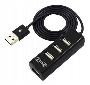 Unitek Y-2140 Hub 4x Usb 2.0 mini czarny
