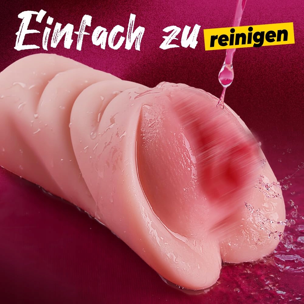 REALISTISCHER Masturbator Silikonowy Dla Mężczyzn 5D Klitoris 2w1 Wersja 1 — miniatura 6