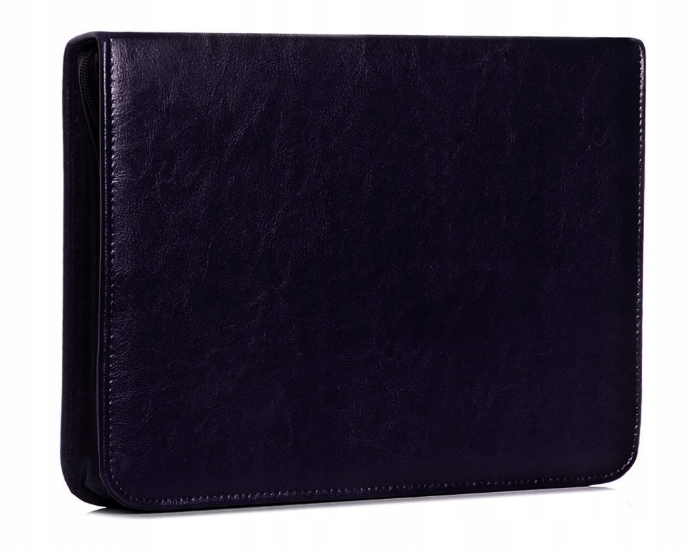 SKÓRZANA AKTÓWKA TECZKA NA DOKUMENTY BIWUAR SOLOME A4 GRANATOWA Marka Solome