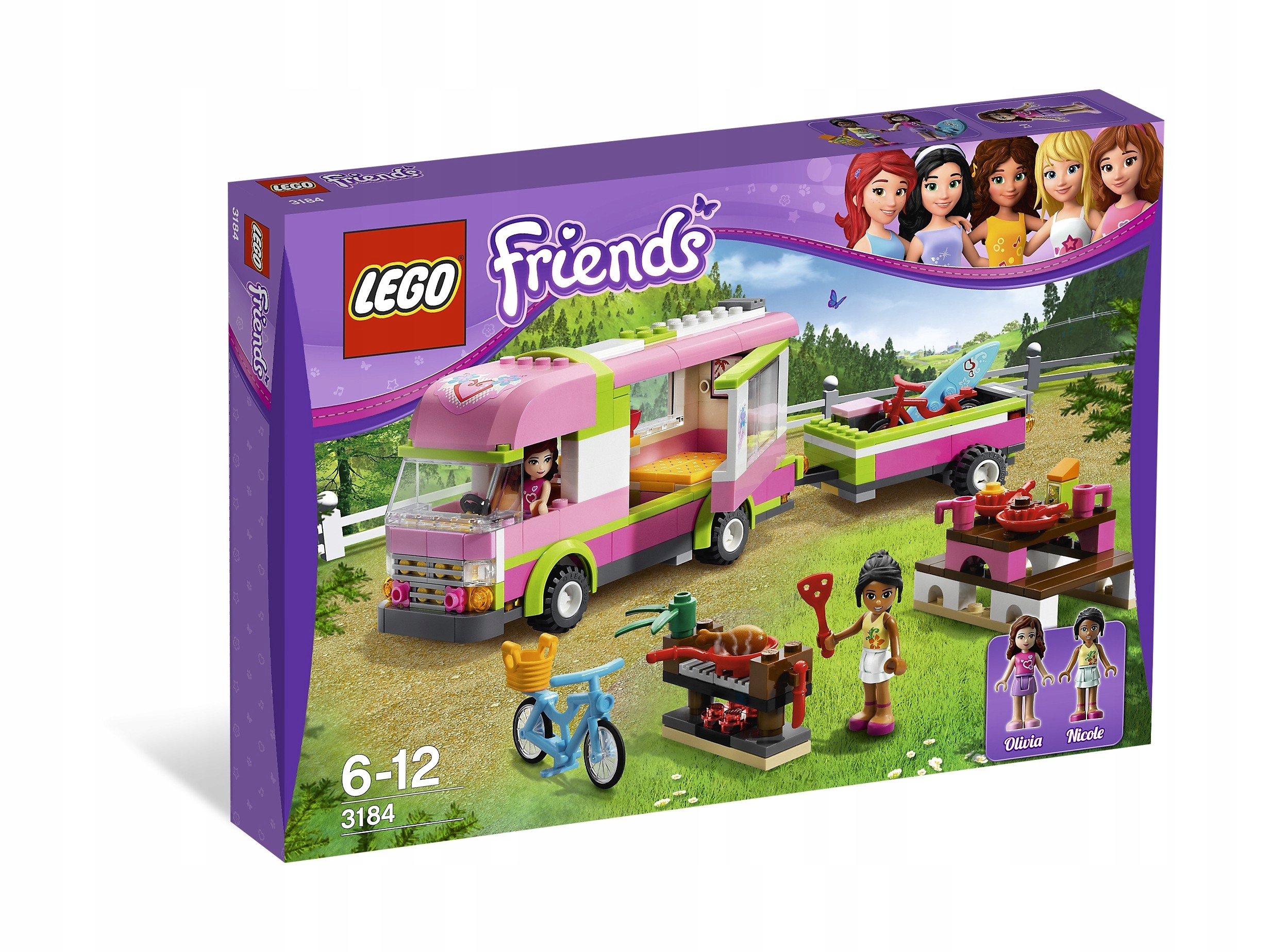 Lego Friends 3184 Obytný automobil Nové