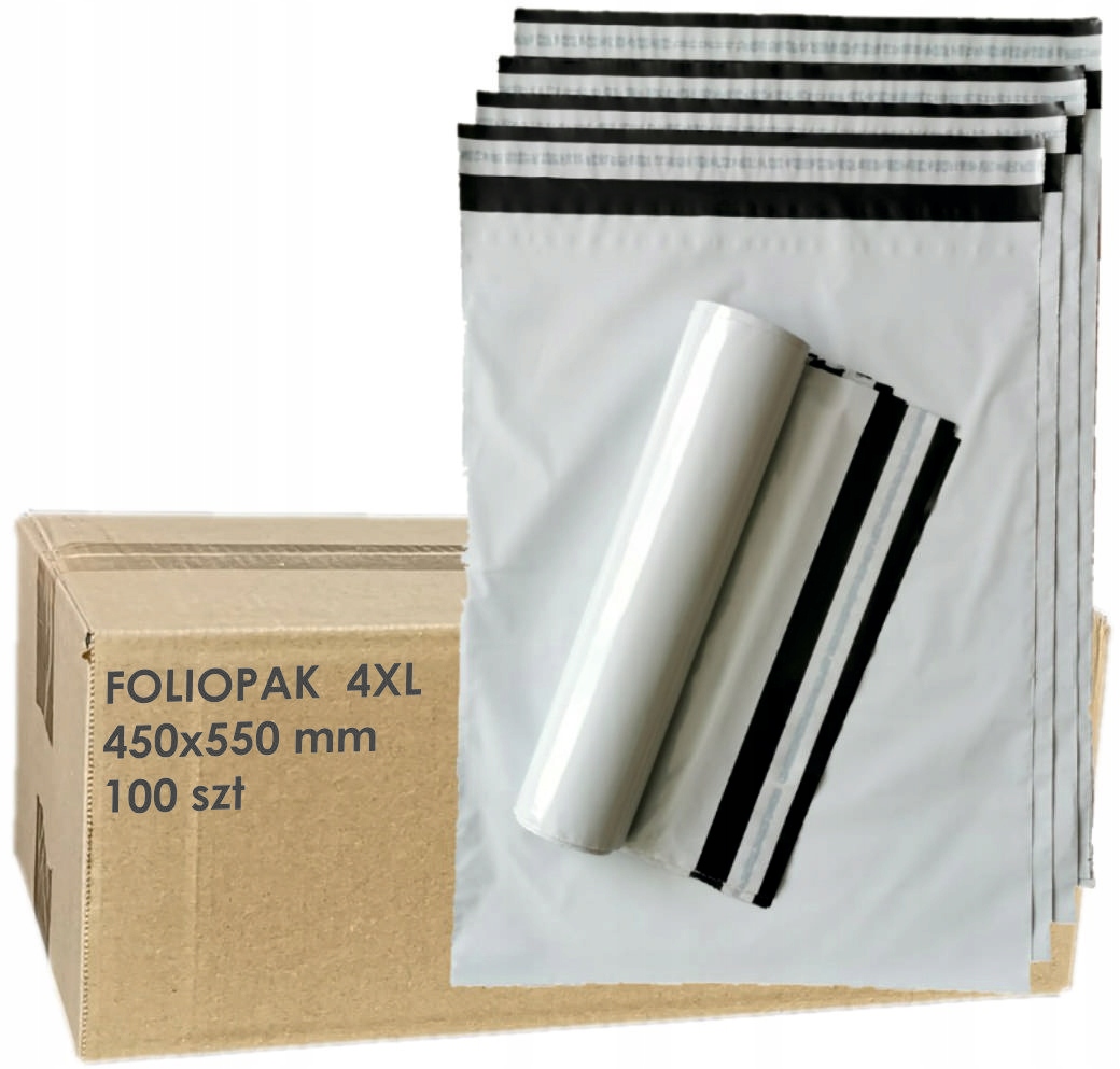 

Foliopaki Foliopak Kurierskie 4XL 450x550mm 100szt