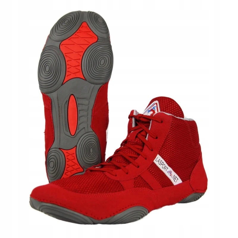 La Sport Dětské zápasnické boty červené 35