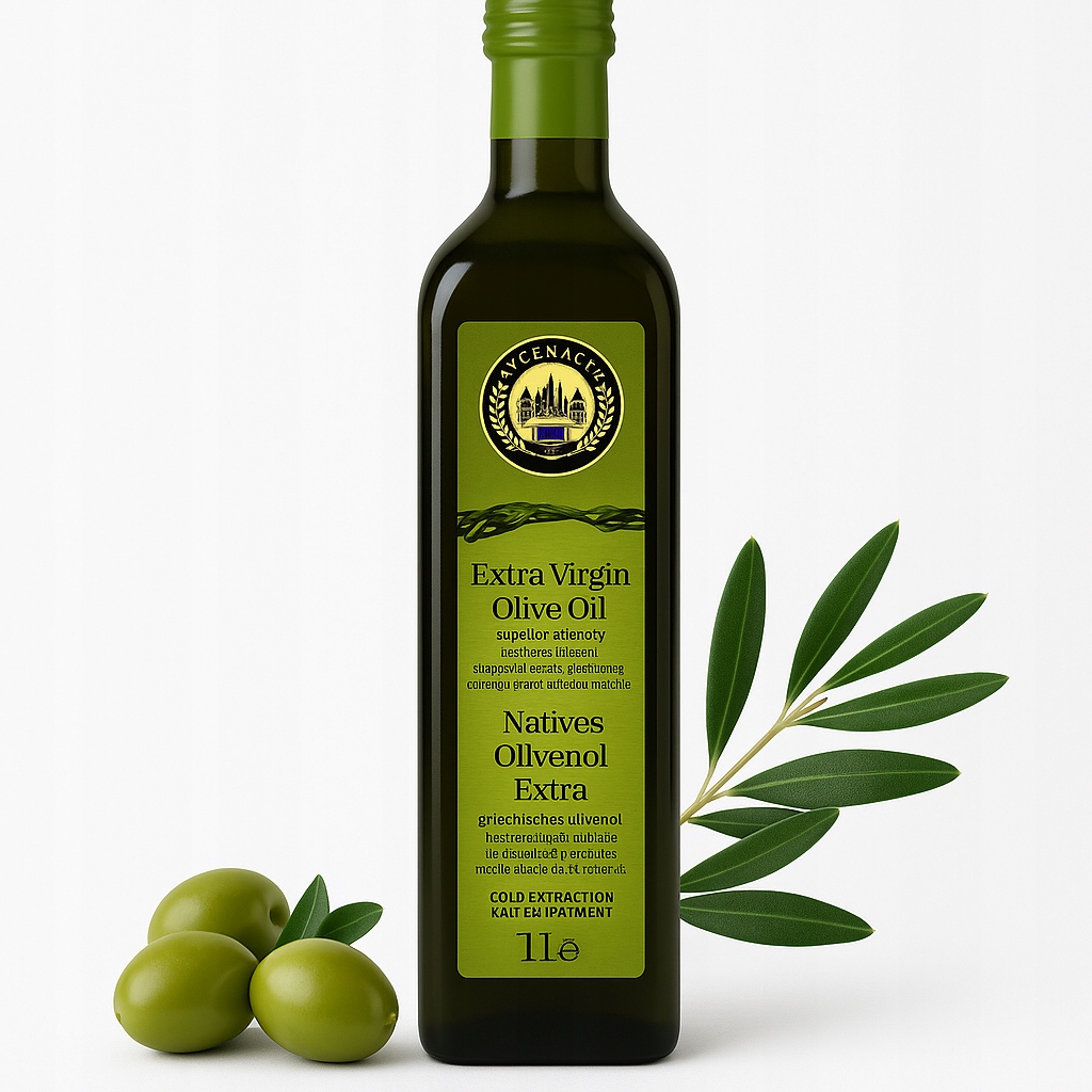 Řecký extra panenský olivový olej Mycenaean 1000 ml