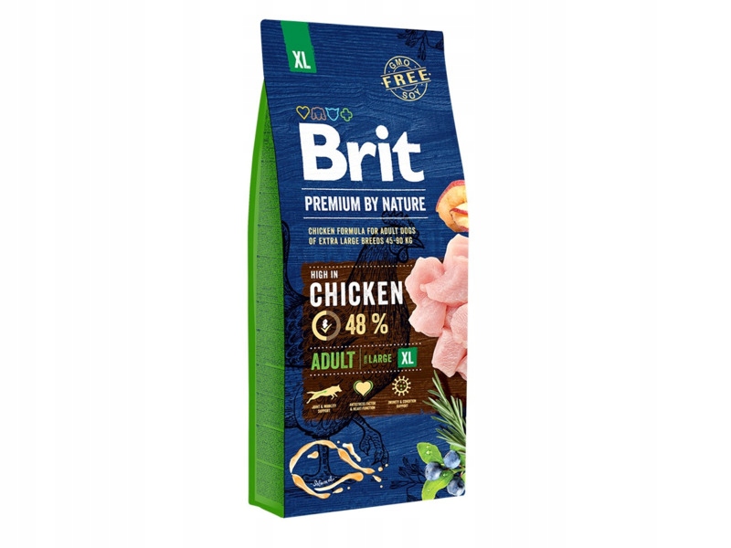 Karma dla psa Brit Premium By Nature Kurczak 15 kg