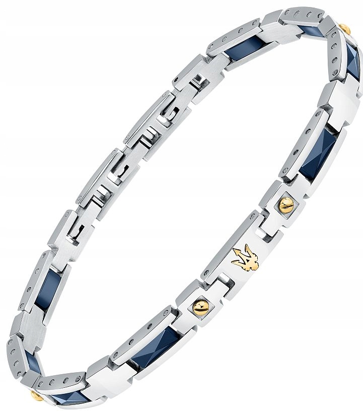 Originální Pánský Náramek Maserati JM423ATZ31 Ocelovo-keramický Set