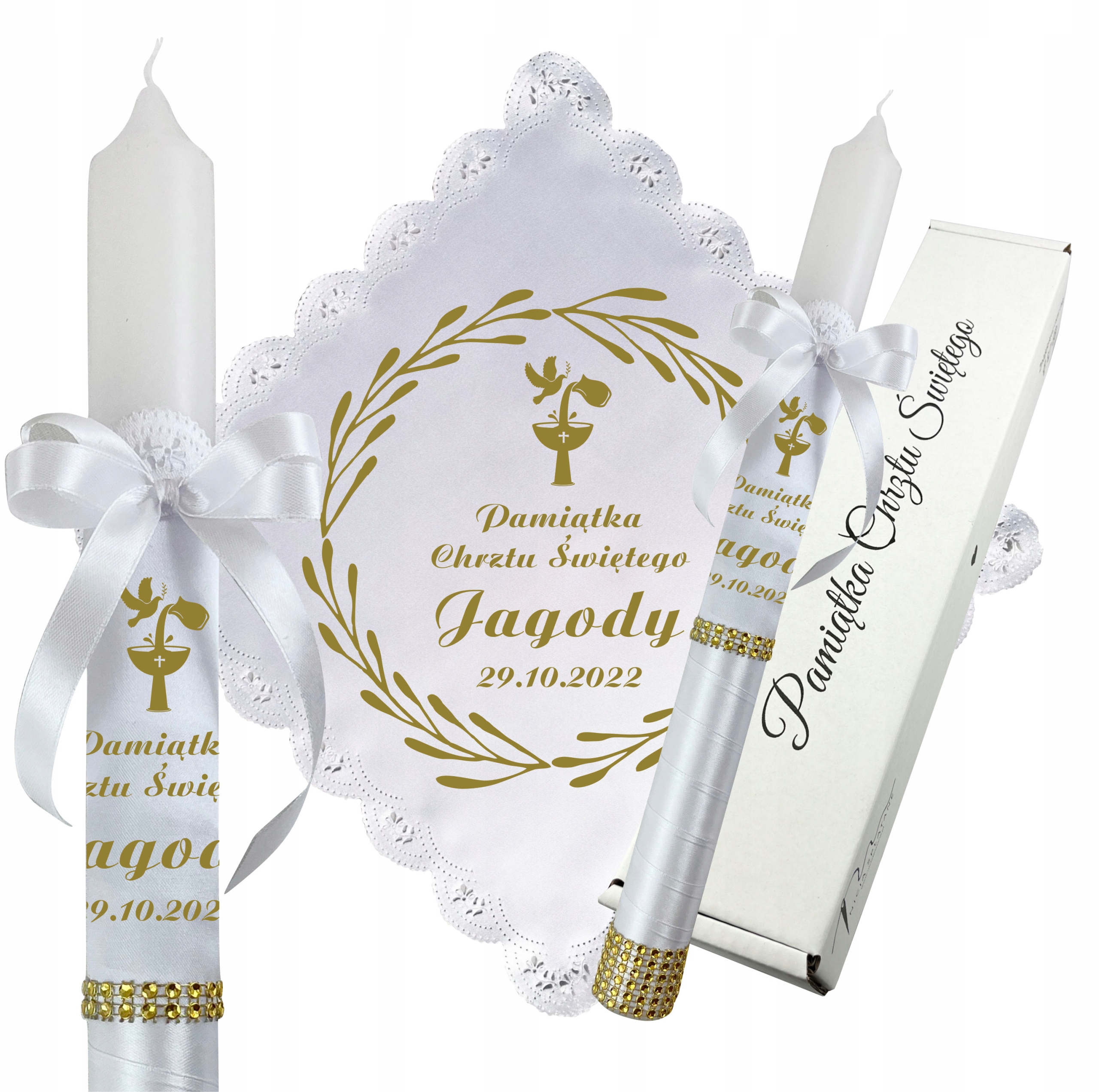 

Świeca Na Chrzest Szatka Do Chrztu Pudełko