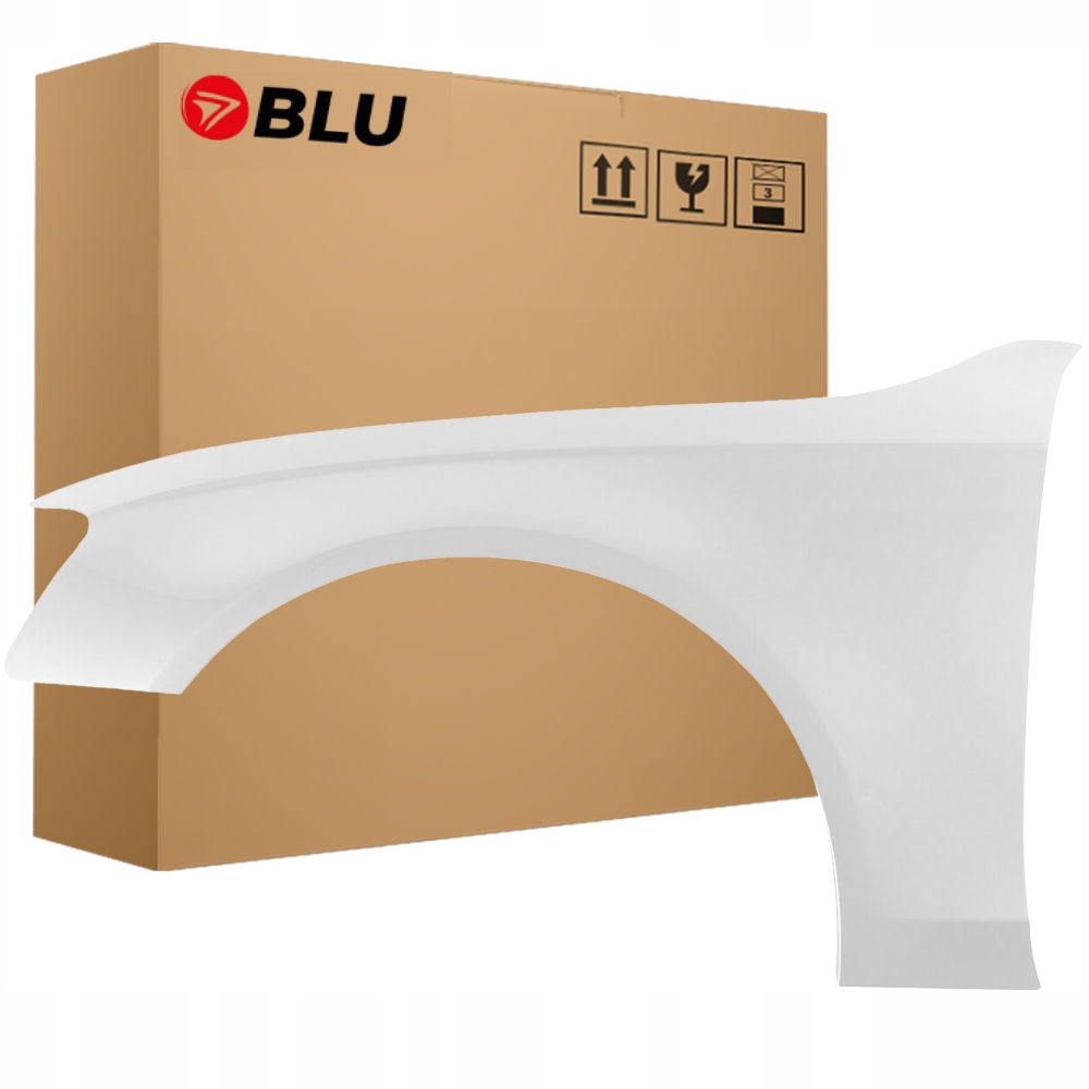 Blu Blatník Audi A4 B8 S4 LS9R levý bílý 11-15 přední lift