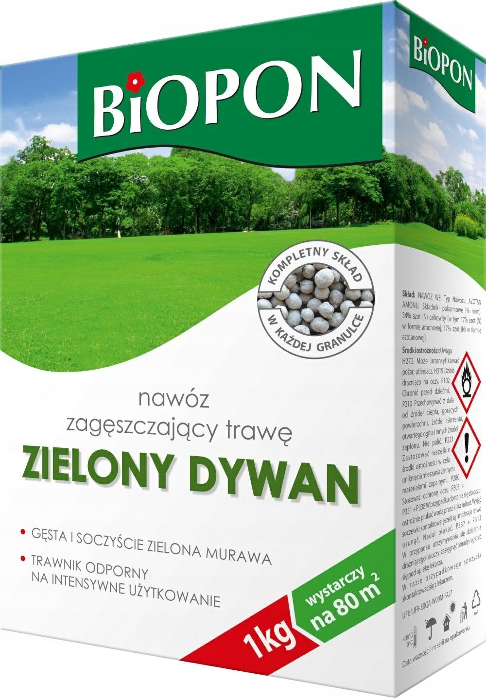 

Biopon nawóz zagęszczający trawę 1 kg