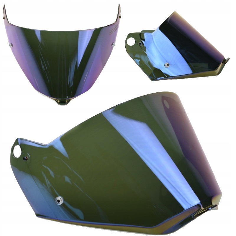 Szyba do kasku LS2 MX436 Pioneer Evo Lustrzanka Niebieska