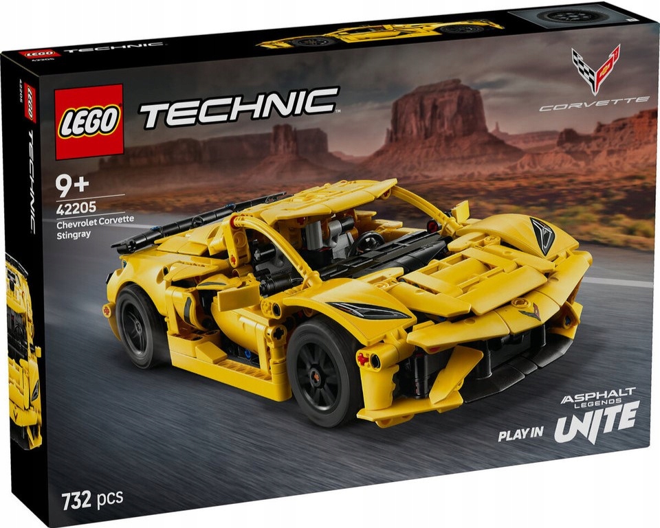 Stavebnice Lego Technic 42205 Chevrolet Corvette Stingray