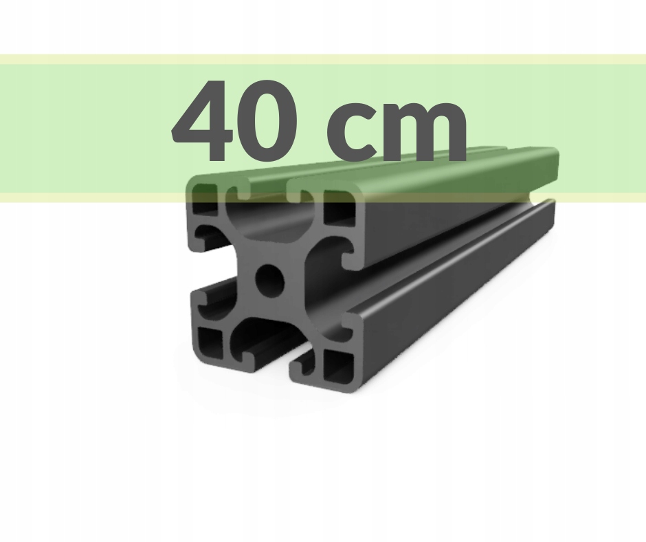 

Profil aluminiowy konstrukcyjny 40x40x400mm [8]