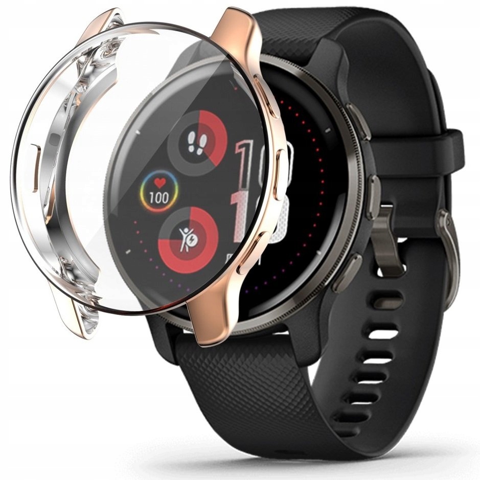 

Etui z Wbudowanym Szkłem do Garmin Venu 2 Plus